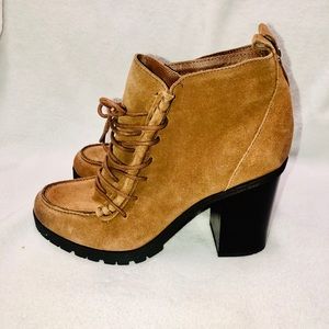NBW Deep Saddle Denver Lace Up Ankle Boot